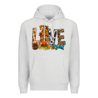 Dove Grey Love Fall Gnome Premium Hoodie - BundleAndBundleShop