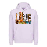 Lilac Love Fall Gnome Premium Hoodie - BundleAndBundleShop