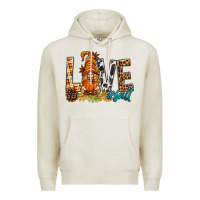 Oatmeal Heather Love Fall Gnome Premium Hoodie - BundleAndBundleShop
