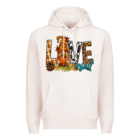 Pale Pink Love Fall Gnome Premium Hoodie - BundleAndBundleShop