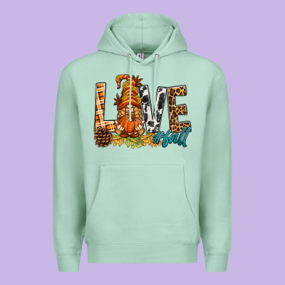 Love Fall Gnome Premium Hoodie Designed By Bundleandbundleshop