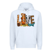 White Love Fall Gnome Premium Hoodie - BundleAndBundleShop