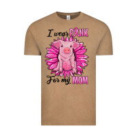 Vintage Coffee i wear pink for my mom pig Vintage Tee - RanaPortraitStore