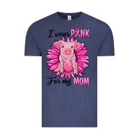 Vintage Denim i wear pink for my mom pig Vintage Tee - RanaPortraitStore