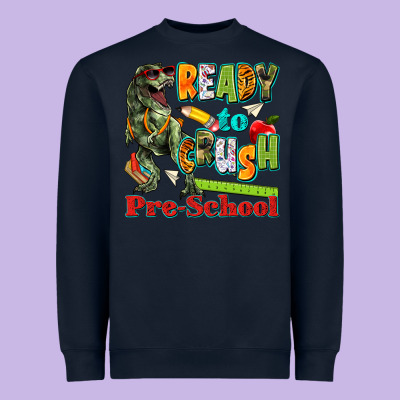 Ready To Crush Pre School Heavyweight Sweatshirt Designed By Texasbilliewilder