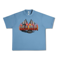 Pebble Blue race mama Urban Heavy Tee - Zillion Design Studio