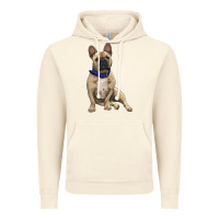 Vintage Artic French bulldog with royal blue Vintage Hoodie - RanaPortraitStore