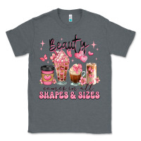 Charcoal Heather beauty comes in all shapes and sizes coffee cups Classic Tee - JahusDesignShop
