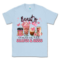 Dusty Blue beauty comes in all shapes and sizes coffee cups Classic Tee - JahusDesignShop