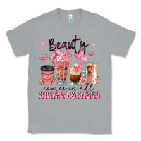 Heather Grey beauty comes in all shapes and sizes coffee cups Classic Tee - JahusDesignShop