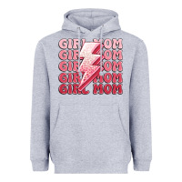 Heather Grey girl mom Heavyweight Hoodie - MaliasSmallBusiness
