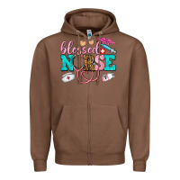 Chestnut blessed nurse Zipper Hoodie - AdoDesignShop