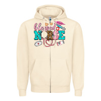 Sandshell blessed nurse Zipper Hoodie - AdoDesignShop