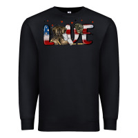 Black love army Premium Sweatshirt - MaliasSmallBusiness