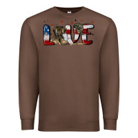 Chestnut love army Premium Sweatshirt - MaliasSmallBusiness