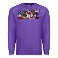 Purple love army Premium Sweatshirt - MaliasSmallBusiness
