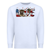 White love army Premium Sweatshirt - MaliasSmallBusiness
