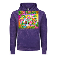Cloud Purple summer coffee cups Vintage Hoodie - Zillion Design Studio