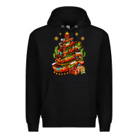 Black Christmas Feliz Navidad Sombrero Tree Premium Hoodie - BundleAndBundleShop