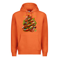 Carrot Christmas Feliz Navidad Sombrero Tree Premium Hoodie - BundleAndBundleShop
