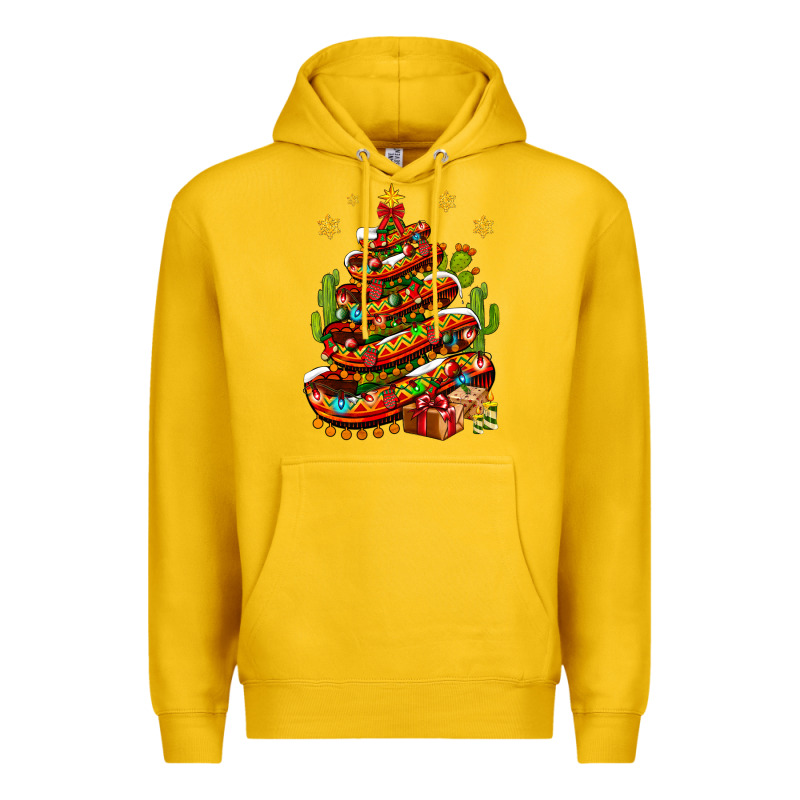 Christmas Feliz Navidad Sombrero Tree Premium Hoodie by BundleAndBundleShop | Teevron