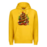 Lemon Christmas Feliz Navidad Sombrero Tree Premium Hoodie - BundleAndBundleShop