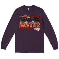 Plum baseball sister Long Sleeve Tee - JahusDesignShop