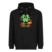Black lucky teacher Heavyweight Hoodie - MaliasSmallBusiness