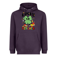 Plum lucky teacher Heavyweight Hoodie - MaliasSmallBusiness