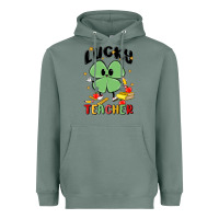 Sage lucky teacher Heavyweight Hoodie - MaliasSmallBusiness
