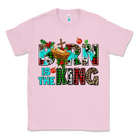 Bubblegum Pink born is the king Classic Tee - AdoDesignShop