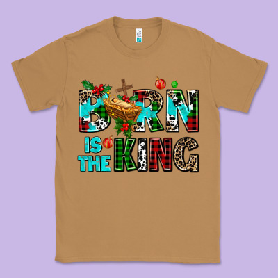Born Is The King Classic Tee Designed By Adodesignshop
