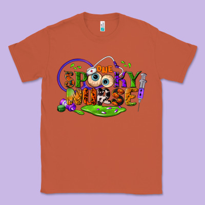 One Spooky Nurse Classic Tee Designed By Bundleandbundleshop