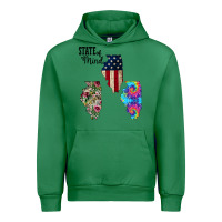 Emerald Im in a Fishing State of Mind Illinois Urban Hoodie - Bettercallsaul