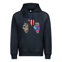Navy Im in a Fishing State of Mind Illinois Urban Hoodie - Bettercallsaul