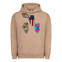 Pigment Burro Im in a Fishing State of Mind Illinois Urban Hoodie - Bettercallsaul