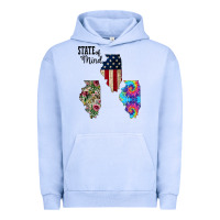 Pigment Grape Ice Im in a Fishing State of Mind Illinois Urban Hoodie - Bettercallsaul