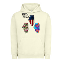 Pigment Pistachio Im in a Fishing State of Mind Illinois Urban Hoodie - Bettercallsaul