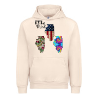 Sandshell Im in a Fishing State of Mind Illinois Urban Hoodie - Bettercallsaul
