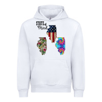 White Im in a Fishing State of Mind Illinois Urban Hoodie - Bettercallsaul