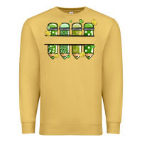 Antique Gold patricks day pencils Premium Sweatshirt - MaliasSmallBusiness
