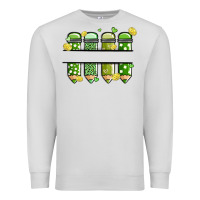 Dove Grey patricks day pencils Premium Sweatshirt - MaliasSmallBusiness