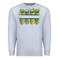 Heather Grey patricks day pencils Premium Sweatshirt - MaliasSmallBusiness