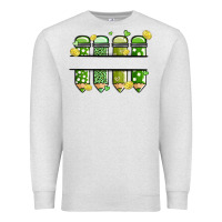 Oatmeal Heather patricks day pencils Premium Sweatshirt - MaliasSmallBusiness