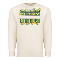 Sandshell patricks day pencils Premium Sweatshirt - MaliasSmallBusiness