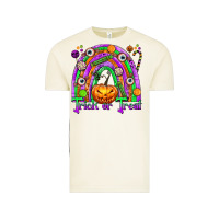 Vintage Arctic Trick or Treat Halloween Rainbow Vintage Tee - texasbilliewilder