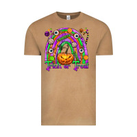 Vintage Camel Trick or Treat Halloween Rainbow Vintage Tee - texasbilliewilder