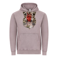 Vintage Zinc Flower Skeleton Vintage Hoodie - RanaPortraitStore