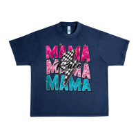 Navy race mama Urban Heavy Tee - Zillion Design Studio