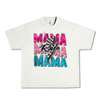 Pistachio race mama Urban Heavy Tee - Zillion Design Studio